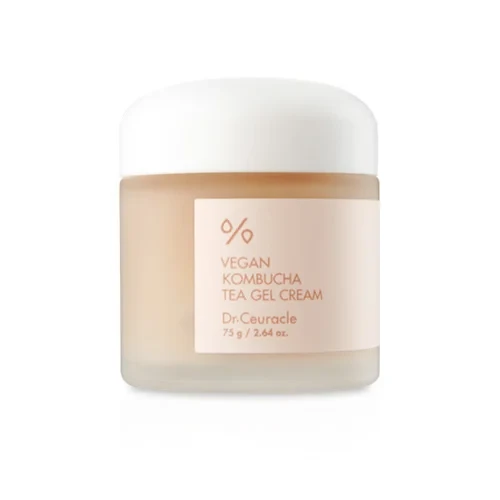 Dr. Ceuracle Vegan Kombucha Tea Gel Cream 75g lightweight hydrating and soothing gel cream for all skin types